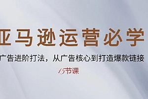 亚马逊运营必学: SP广告进阶打法,从广告核心到打造爆款链接-15节课