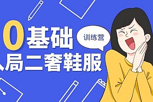0基础入局-二奢 鞋服训练营,十二年 奢侈品 创业导师分享(20节课)