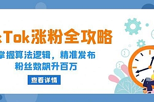 TikTok涨粉全攻略:掌握算法逻辑,精准发布,粉丝数飙升百万