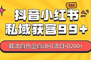 某音,小红书,野路子引流玩法截流自热一体化日引200+精准粉 单日变现3…