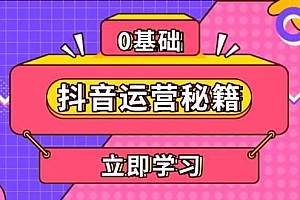 抖音运营秘籍,内容定位,打造个人IP,提升变现能力, 助力账号成长