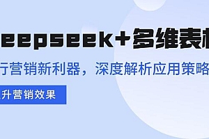 Deepseek+多维表格,银行营销新利器,深度解析应用策略,提升营销效果