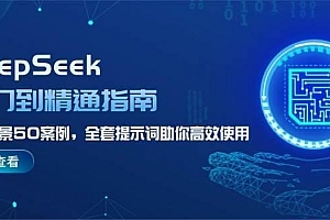 DeepSeek入门到精通指南,7大场景50案例,全套提示词助你高效使用
