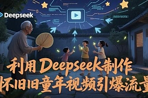 利用Deepseek制作怀旧童年视频引爆流量