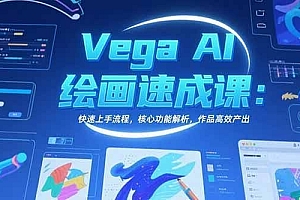 Vega AI绘画速成课:快速上手流程,核心功能解析,作品高效产出