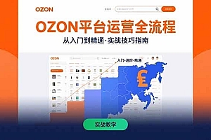 OZON平台运营全流程:快速掌握OZON从入门到精通的实战技巧