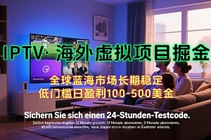 【海外虚拟项目掘金】日入100-200美刀,自己在家就可以闷声发大财,长期可做,工作室可复制扩大