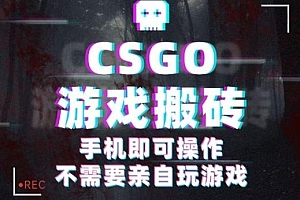 CSGO游戏挂G捡漏,单日扫货5张+,年底小高峰上车可吃肉,手机即可操作,兼职副业创业网创【揭秘】