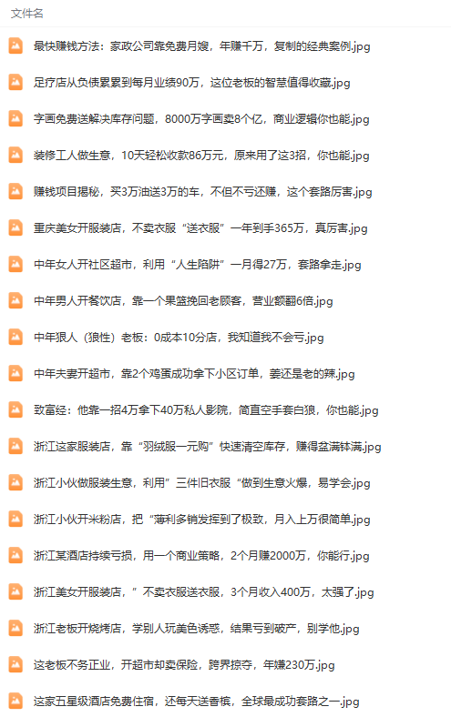 真实有效391套商业模式，年入几十到几百万案例解析（电子书+视频+图文）-2
