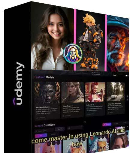 比 Midjourney 更好的 Leonardo AI绘画图像大师班教程-16讲-中英字幕-1 比 Midjourney 更好的 Leonardo AI绘画图像大师班教程-16讲-中英字幕-1