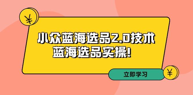 拼多多培训第33期:小众蓝海选品2.0技术-蓝海选品实操!-1 拼多多培训第33期:小众蓝海选品2.0技术-蓝海选品实操!-1