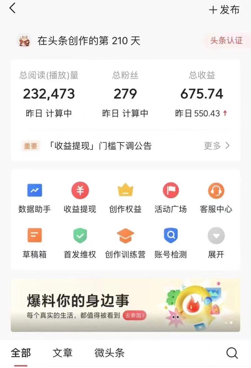 今日头条AI最新玩法  无需指令 无脑复制粘贴 1分钟一篇原创文章 月入过万-3
