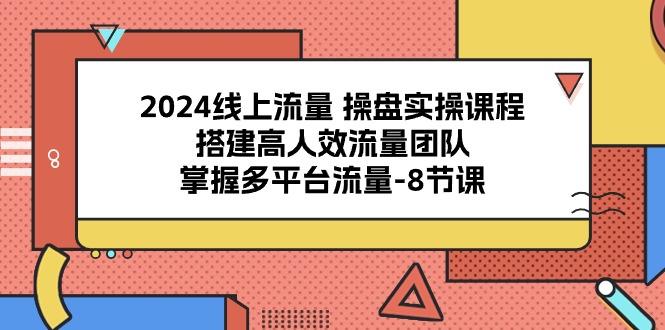 2024线上流量 操盘实操课程,搭建高人效流量团队,掌握多平台流量-8节课-1 2024线上流量 操盘实操课程,搭建高人效流量团队,掌握多平台流量-8节课-1