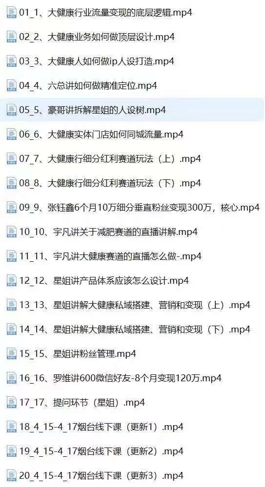 大健康 流量 变现2.0：拓高变现 流量/成高客单/低粉高变现/只讲落地实战-2