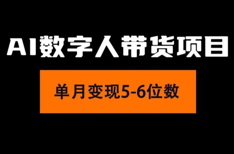 2024年Ai数字人带货,小白就可以轻松上手,真正实现月入过万的项目-1 2024年Ai数字人带货,小白就可以轻松上手,真正实现月入过万的项目-1