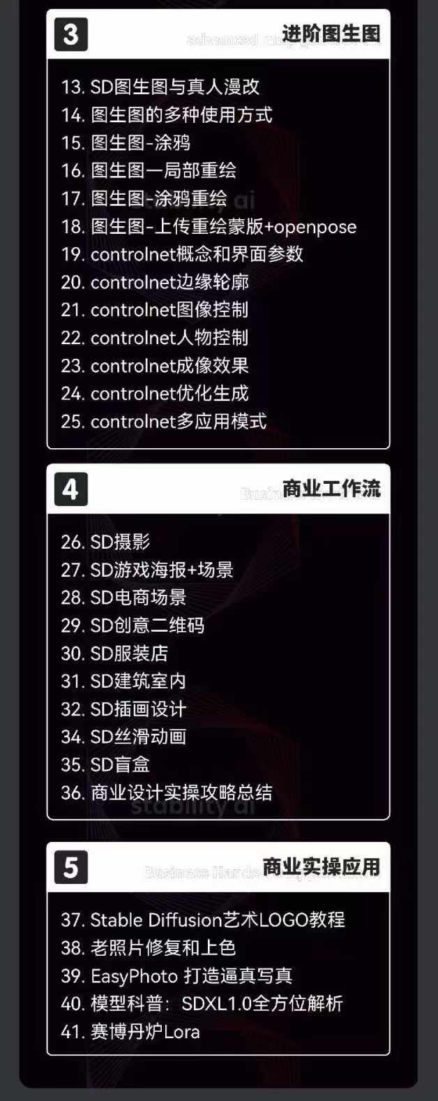 2024AIGC人工智能零基础到进阶，GPT+MJ+SD商业技术落地（78节）-5