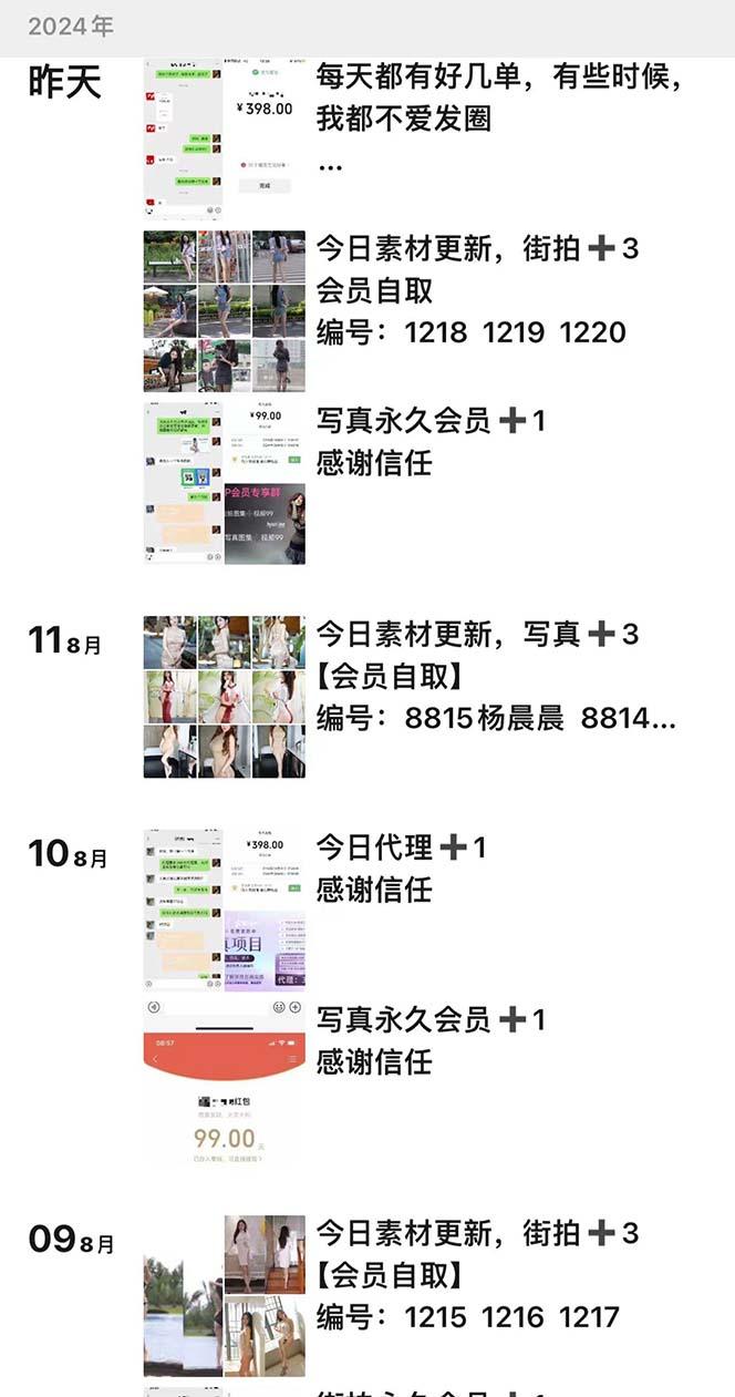 写真套图项目：抄作业可以获利的项目。招代理，招会员，无限裂变变现-2