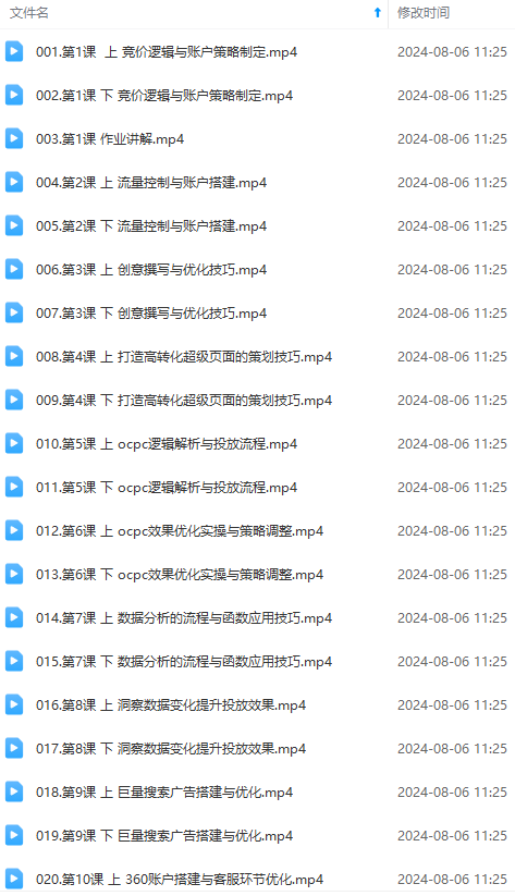 最新真实账户实战竞价教学，从新手到进阶，从后台操作到数据优化-2