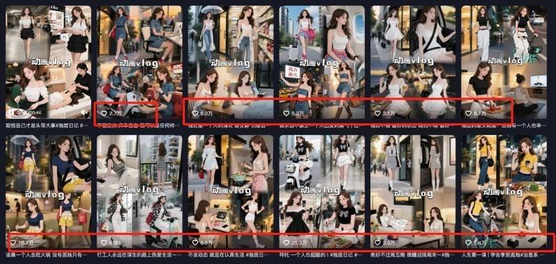 利用AI制作独居美女vlog短视频，零门槛轻松做爆款，22条作品涨粉33万-3
