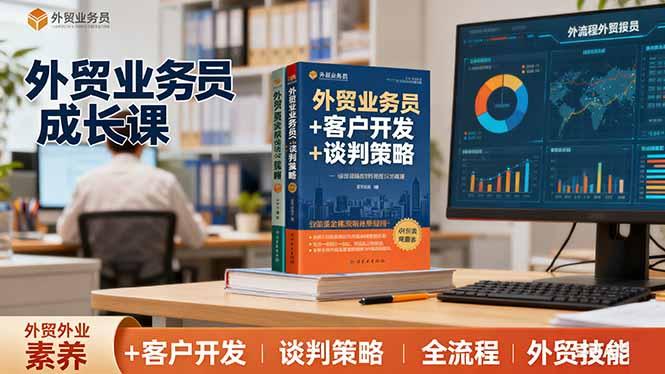 外贸业务员成长课:职业素养+客户开发+谈判策略、掌握全流程外贸技能-1 外贸业务员成长课:职业素养+客户开发+谈判策略、掌握全流程外贸技能-1