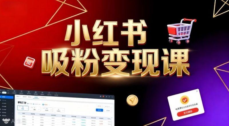 《小红书吸粉变现》当天变现不是梦!揭秘小红书吸粉变现的财富密码-1 《小红书吸粉变现》当天变现不是梦!揭秘小红书吸粉变现的财富密码-1