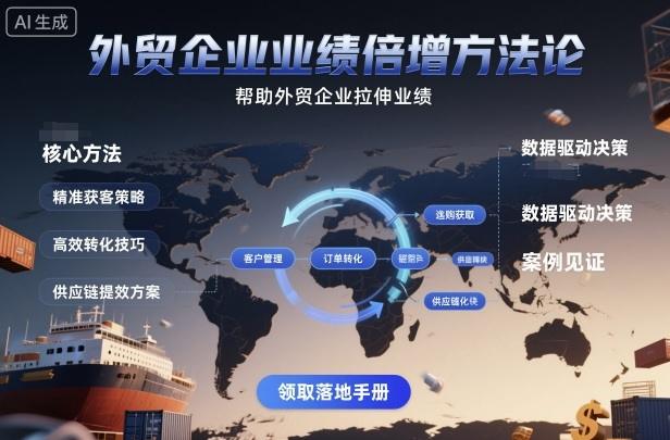 外贸企业业绩倍增方法论,帮助外贸企业拉伸业绩-1 外贸企业业绩倍增方法论,帮助外贸企业拉伸业绩-1