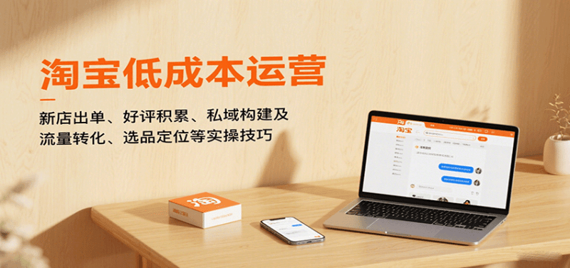 淘宝低成本运营,新店出单、好评积累、私域构建及流量转化、选品定位等(更新10月)-1 淘宝低成本运营,新店出单、好评积累、私域构建及流量转化、选品定位等(更新10月)-1
