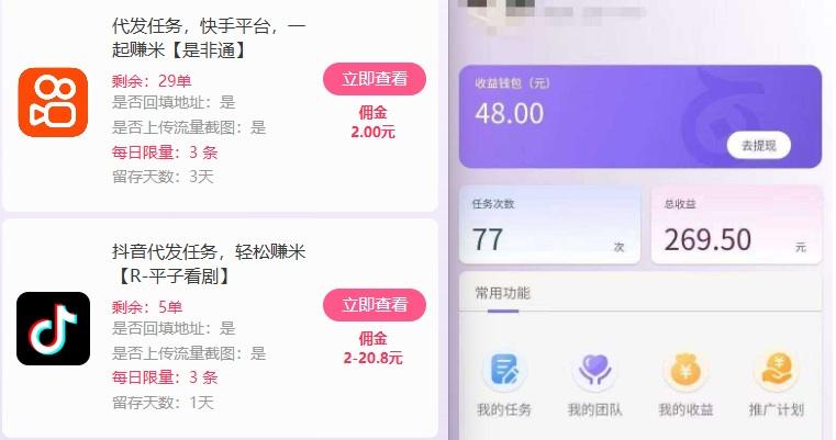 新手副业首选!视频代发接单,领任务发视频,长期稳定不费劲儿-1 新手副业首选!视频代发接单,领任务发视频,长期稳定不费劲儿-1