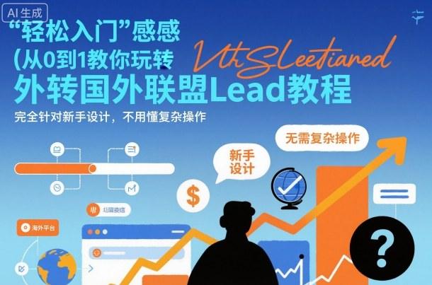 国外联盟賺美刀项目,从0到1教你玩转国外联盟Lead教程,纯新手可操作性100%-1 国外联盟賺美刀项目,从0到1教你玩转国外联盟Lead教程,纯新手可操作性100%-1
