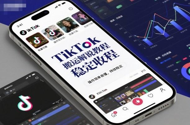 TikTok搬运解说教程,稳定收益,操作简单易懂,批量可做,持续稳定-1 TikTok搬运解说教程,稳定收益,操作简单易懂,批量可做,持续稳定-1