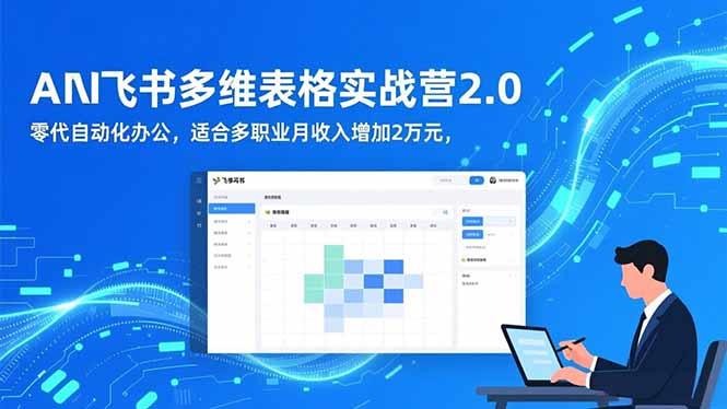 AI+飞书多维表格实战营2.0:零代码自动化办公,适合多职业月收入增加2万元-1 AI+飞书多维表格实战营2.0:零代码自动化办公,适合多职业月收入增加2万元-1