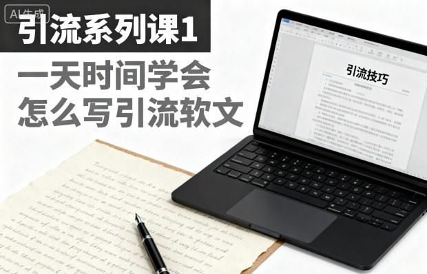 引流系列课1,一天时间学会怎么写引流软文-1 引流系列课1,一天时间学会怎么写引流软文-1