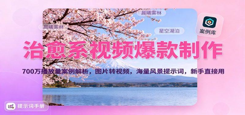 治愈系视频爆款制作,700万播放量案例解析,图片转视频,海量风景提示词,新手直接用-1 治愈系视频爆款制作,700万播放量案例解析,图片转视频,海量风景提示词,新手直接用-1
