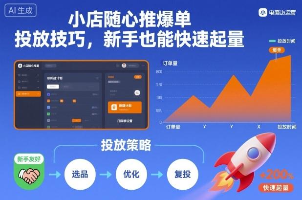 小店随心推爆单投放技巧,新手也能快速起量-1 小店随心推爆单投放技巧,新手也能快速起量-1