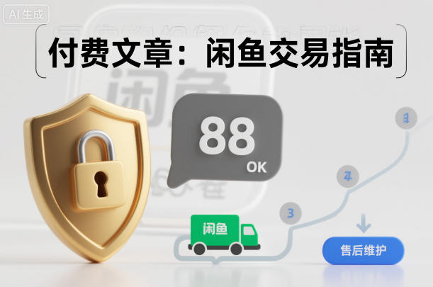 付费文章:闲鱼交易指南,怎么才能降低被坑被马扁的概率-1 付费文章:闲鱼交易指南,怎么才能降低被坑被马扁的概率-1