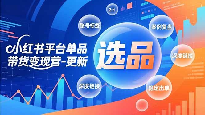 小红书平台单品带货变现营-更新,极致选品、账号标签、案例复盘,深度链接,快速启动稳定出单-1 小红书平台单品带货变现营-更新,极致选品、账号标签、案例复盘,深度链接,快速启动稳定出单-1