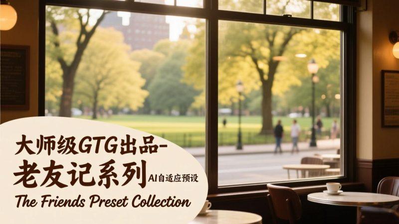 大师级GTG出品-老友记系列AI自适应预设The Friends Preset Collection-1 大师级GTG出品-老友记系列AI自适应预设The Friends Preset Collection-1